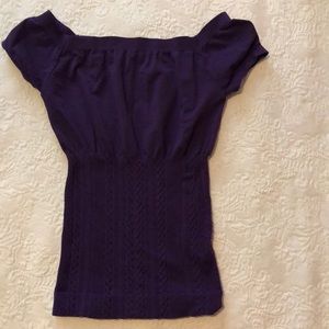 Bebe off the shoulder top!